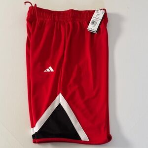 Adidas Basketball Shorts Mens Small Red
